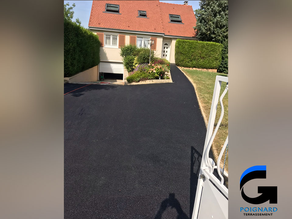 Enrobé goudron pour allée de jardin Fublaines